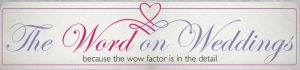 The Word on Weddings logo