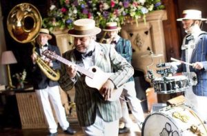 Band playing at Huntsham