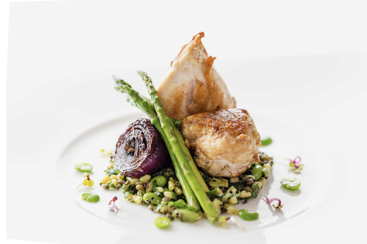 MILKSHED KITCHEN AT HUNTSHAM 720 -Main Course at Huntsham Court by Milkshed Catering - 373A8185-Edit